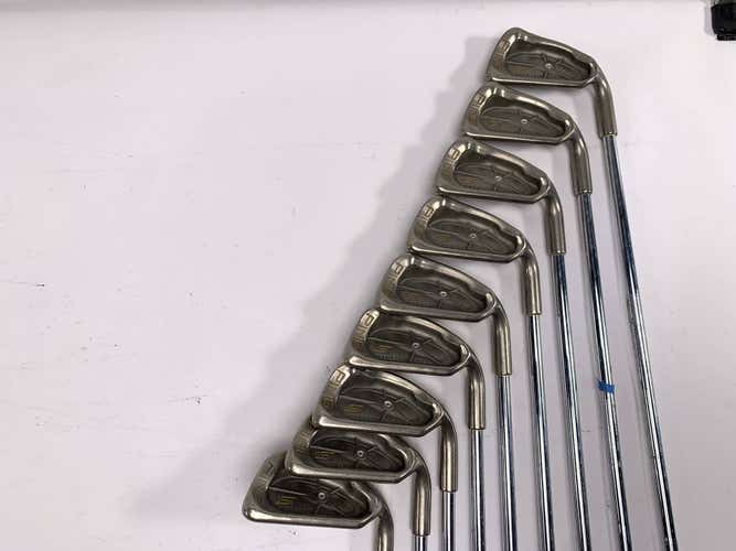 Ping ISI Nickel Iron Set 3-PW+SW Black Dot Karsten JZ Stiff Steel Mens RH