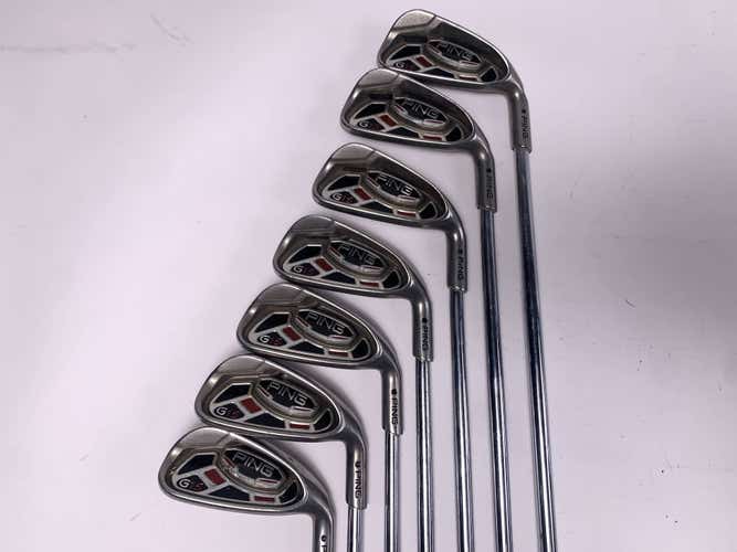 Ping G15 Iron Set 3-PW Black Dot AWT Stiff Steel Mens RH No 8 iron +1.5''