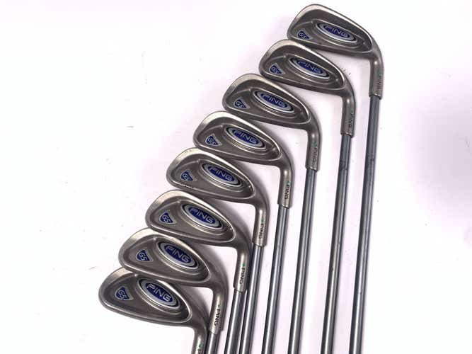 Ping G5 Iron Set 5-PW+GW+SW Green Dot 2* Up TFC 100 I Regular RH