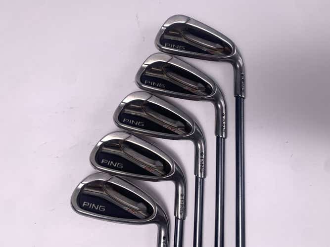Ping G25 Iron Set 6-PW Black Dot Accra 60i 60g Regular Graphite Mens RH
