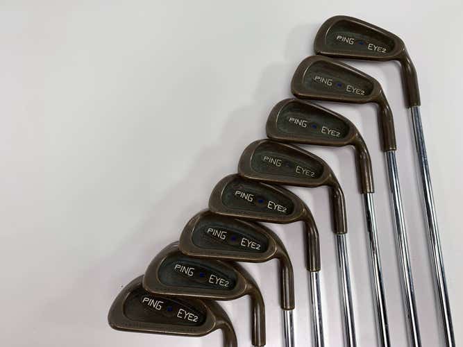 Ping Eye 2 + Beryllium Copper Iron Set 4-PW+SW Blue Dot 1* Up Karsten Regular RH