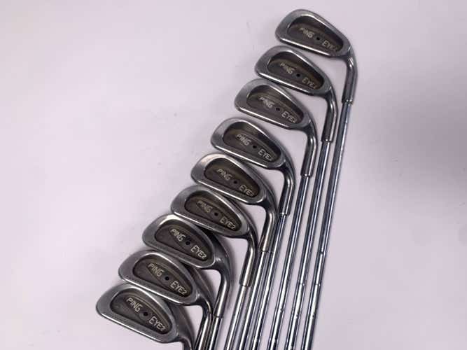 Ping Eye 2 + Iron Set 3-PW+SW Black Dot Karsten KT-M Stiff Steel Mens RH