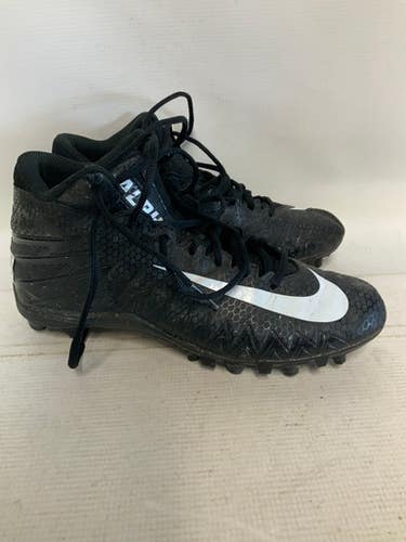 Used Nike ALPHA MENACE Adult FB Cleats Black Senior 9 11823-S000033379