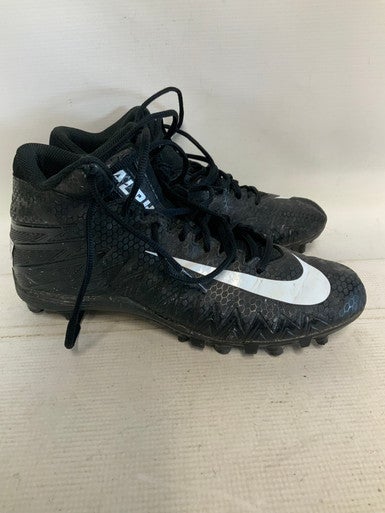 Used Nike ALPHA MENACE Adult FB Cleats Black Senior 9 11823-S000033379