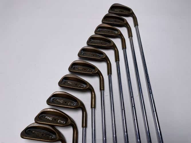 Ping Eye 2 Beryllium Copper Iron Set 2-PW+SW Black Dot ZZ Lite Stiff RH