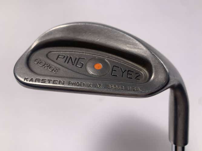 Ping Eye 2 Gorge Lob Wedge LW Orange Dot 2* Flat KBS Tour 90 90g Stiff Mens RH