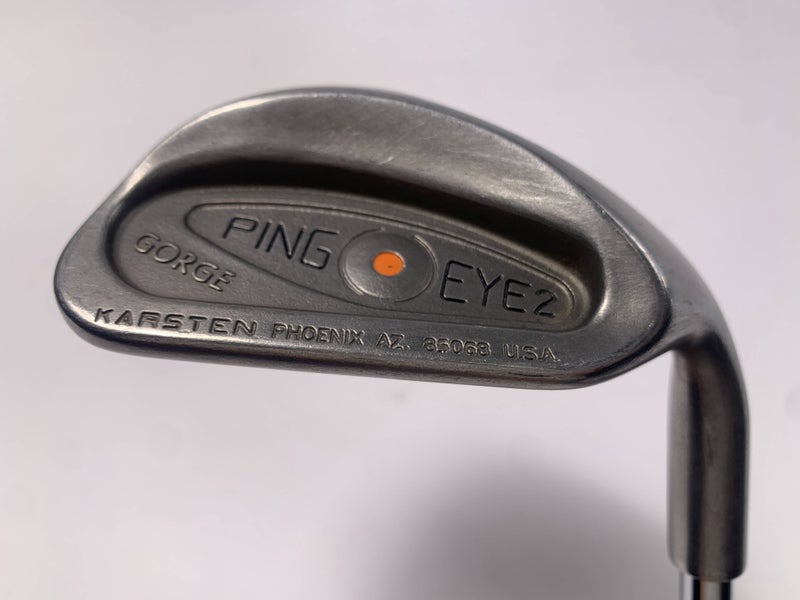 Ping Eye 2 Gorge Lob Wedge LW Orange Dot 2* Flat KBS Tour 90 90g Stiff Mens RH