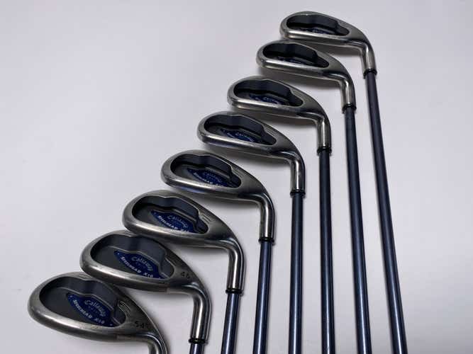 Callaway X-16 Iron Set 4-PW+SW System CW75 Regular Graphite Mens RH