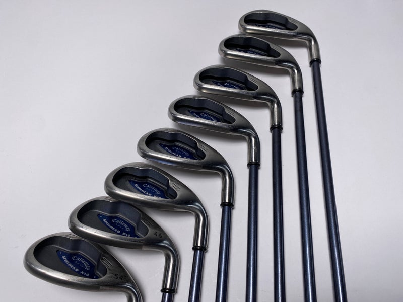 Callaway X-16 Iron Set 4-PW+SW System CW75 Regular Graphite Mens RH