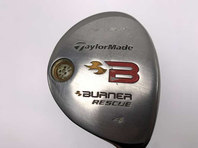TaylorMade Burner Rescue 2008 4 Hybrid 22* REAX 60g Regular Graphite Mens RH