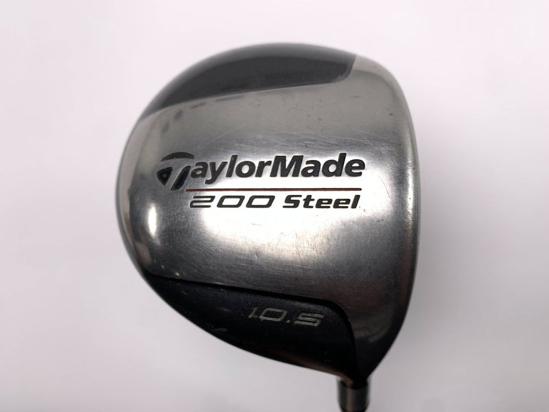 TaylorMade 200 Steel Driver 10.5* Lite 90g Stiff Graphite Mens RH