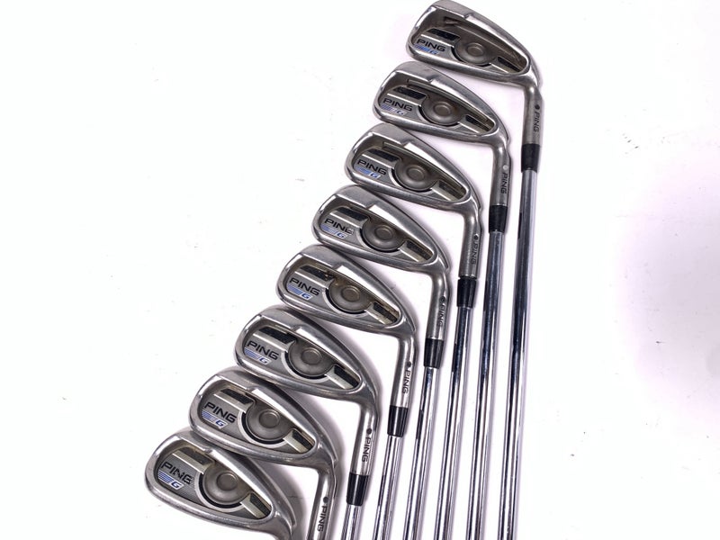 Ping G 2016 Iron Set 4-PW+AW Black Dot AWT 2.0 Regular Steel Mens RH