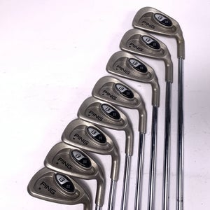 Ping i3 + Iron Set 3-PW Black Dot Stiff Steel Mens RH