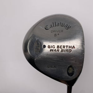 Callaway Big Bertha Warbird Driver 8* Graffalloy BB UL Stiff Graphite Mens RH