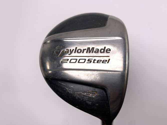 TaylorMade 200 Steel 3 Fairway Wood 15* Lite Regular Graphite Mens RH