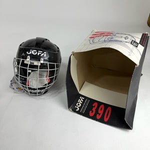 New Black Jofa 390 Hockey Helmet with Cage | Junior