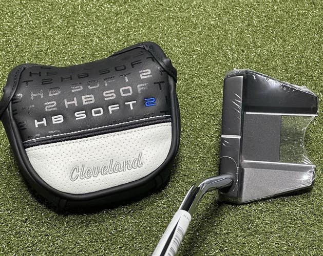 Cleveland HB Soft 2 Black #11 Mallet Putter w/ All In Shaft 34" w/ Headcover NEW