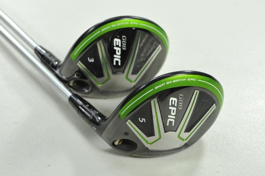 Callaway GBB Epic 3 and 5 Fairway Wood Set Senior Flex Right Graphite # 200781