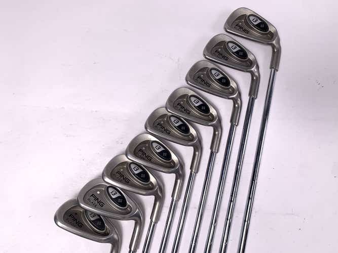 Ping i3 + Blade Iron Set 3-PW+LW Silver Dot Cushin Z-Z65 Stiff Steel Mens RH
