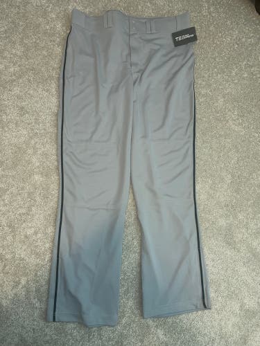 Gray Men's Adult XXL Game Pants (New)