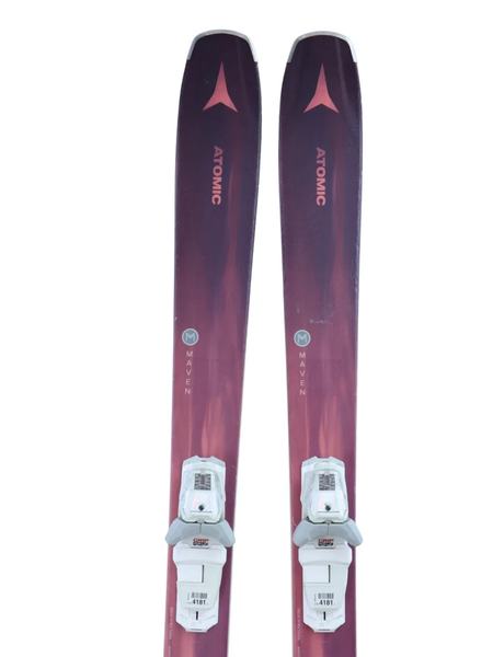 Used 2021 Atomic Maven 86 Skis (147cm) w/ Atomic M 10 Bindings