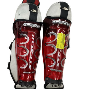 Used Easton SLING TECH Youth Shin Guards Red 11" 11613-S000163892
