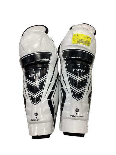 Used CCM LTP Youth Shin Guards White 11" 11613-S000163890