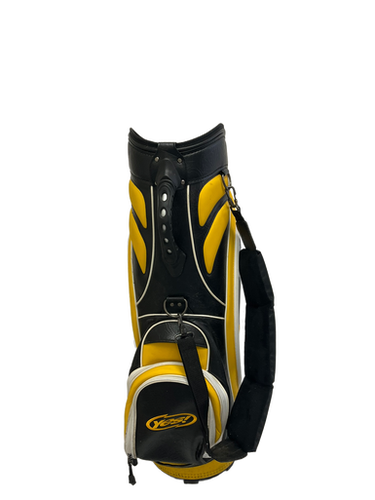 Used Yes 4-WAY Mens Cart Bag Black And Gold 11692-S000139471