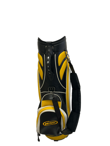 Used Yes 4-WAY Mens Cart Bag Black And Gold 11692-S000139471
