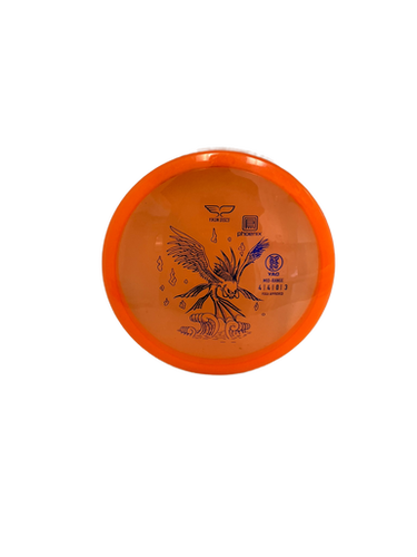 Used YIKUN YAO Disc Golf Driver Orange 174g 11692-S000139472