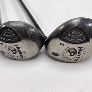 Callaway Hawkeye VFT 3 & 5 Fairway Wood Set 15* 18* System 60 Senior Mens LH