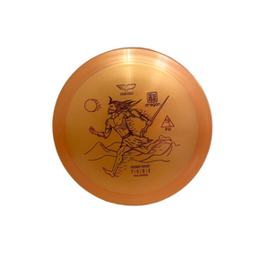 Used YIKUN DISCS DRAGON FU Disc Golf Driver Orange 175g 11692-S000139484