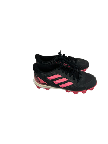 Used Adidas PURE HUSTLE 2 MD BB/SB Cleats Black And Pink Junior 04.5 11692-S000139490