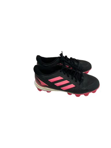 Used Adidas PURE HUSTLE 2 MD BB/SB Cleats Black And Pink Junior 04.5 11692-S000139490