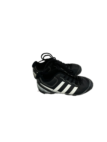 Used Adidas RUNDOWN BB/SB Cleats Black Youth 13.0 11692-S000139495
