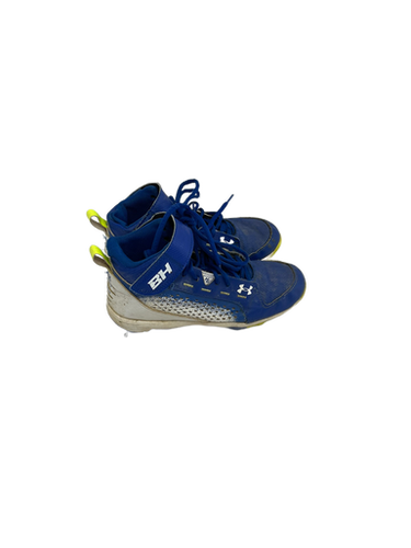 Used Under Armour HARPER BB/SB Cleats Royal Blue Junior 03.5 11692-S000139499