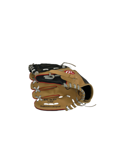 Used Rawlings WPL10CBSG BB/SB Glove T-ball Brown 10" 11692-S000139505