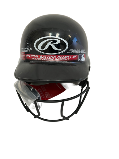 Used Rawlings MLTBH-R1 Batting Helmet w/Mask Black One Size 11692-S000139513