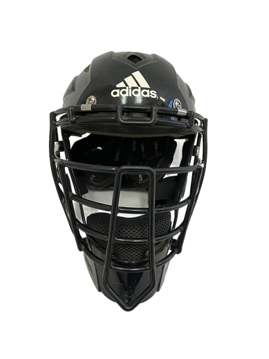 Used Adidas MD CATCHERS HELMET Catchers Helmet w/Mask Black MD 11692-S000139511