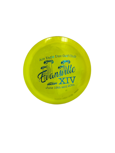 Used Discraft Z UNDERTAKER TOURN STAMP Disc Golf Driver Yellow 173g 11692-S000139527