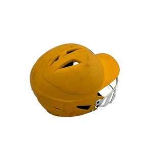 Used Champro HXS-1 Batting Helmet w/Mask Gold LG 11692-S000139545