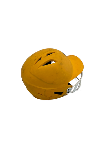 Used Champro HXS-1 Batting Helmet w/Mask Gold LG 11692-S000139545