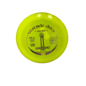 Used Westside VIP SWORD Disc Golf Driver Yellow 175g 11692-S000139580