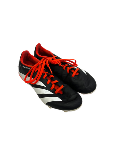 Used Adidas PREDATOR Soccer Cleats Black And Orange Junior 03.5 11692-S000139316