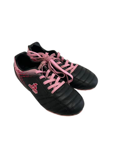 Used Brava SOCCER JR Soccer Cleats Black And Pink Junior 02.5 11692-S000139403