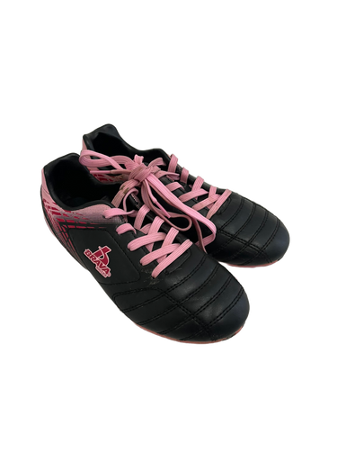 Used Brava SOCCER JR Soccer Cleats Black And Pink Junior 02.5 11692-S000139403