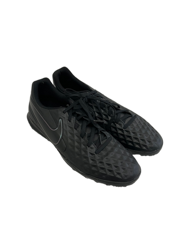 Used Nike TIEMPO Soccer Turf Shoes Black Senior 9.5 11692-S000139419