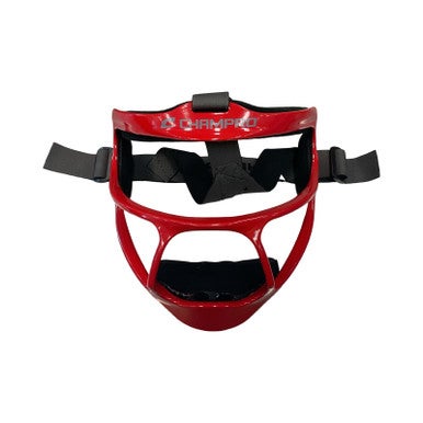 Used Champro CHAMPRO FIELDERS MASK BB/SB Fielders Mask Red One Size 11859-S000024170