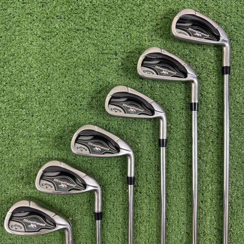 Callaway Steelhead XR Iron Set 5-PW True Temper XP 95 R300 Regular Flex 360CF