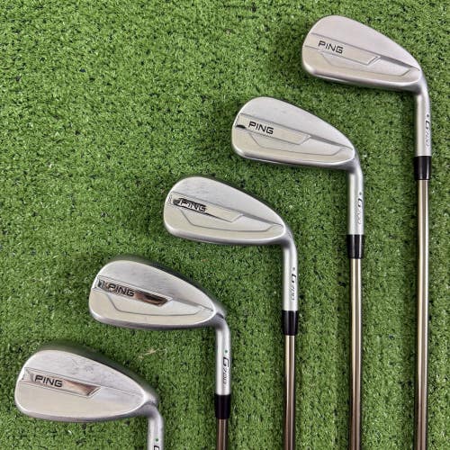 Ping G700 Iron Set 6-PW Green Dot Recoil ES 760 F2 Senior Flex Right Handed